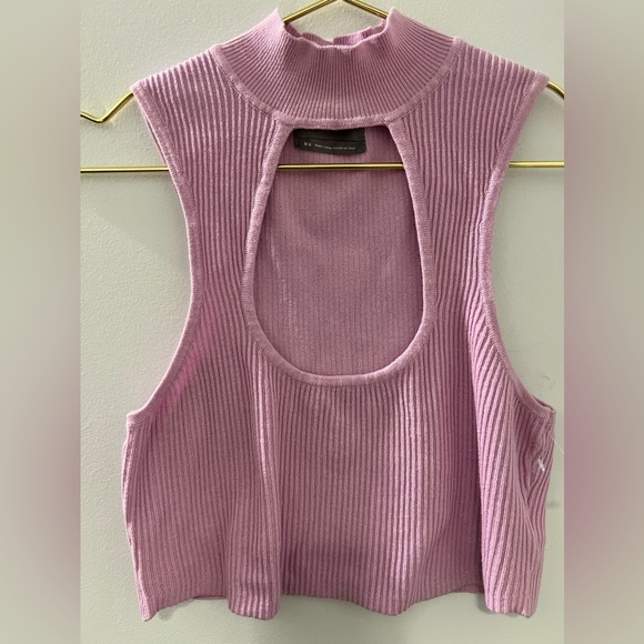Urban Outfitters Women's Pink Crop Top - Picture 2 of 5